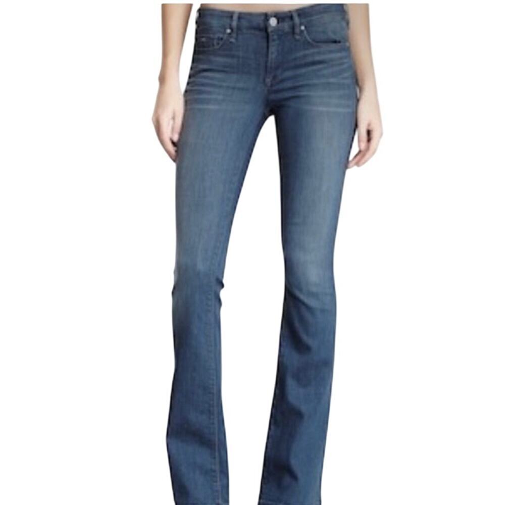 Robert Rodriguez Sz 29 Tall Charleston Skinny Boot Jeans Dark Wash Stretchy Y2K